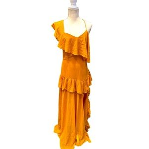 Commotion of the ocean ruffle dress